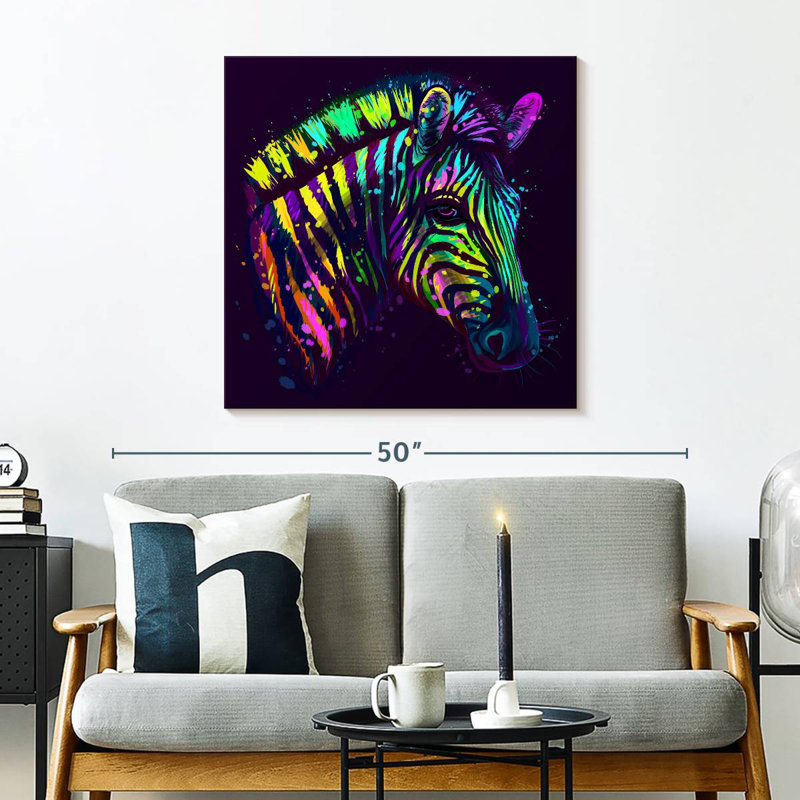Brampt Neon Striped Zebra