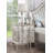 Evangeline 3-Drawer Nightstand Silver Oak