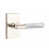 Polished Nickel/White Marble selected