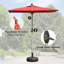 Parasol de patio rectangulaire avec manivelle (base non incluse)-907357495