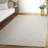 Giovoni Ebony Hand Tufted Wool/Cotton Plaid Rug in Sage/Ivory-1625809772