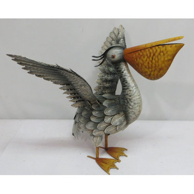 Atoka Bird Metal Garden Statue