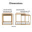 Ensemble de 2 tables d'appoint Maxwell Friedman