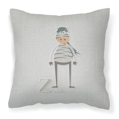 Coussin décoratif intérieur/extérieur alphabet b for bear
