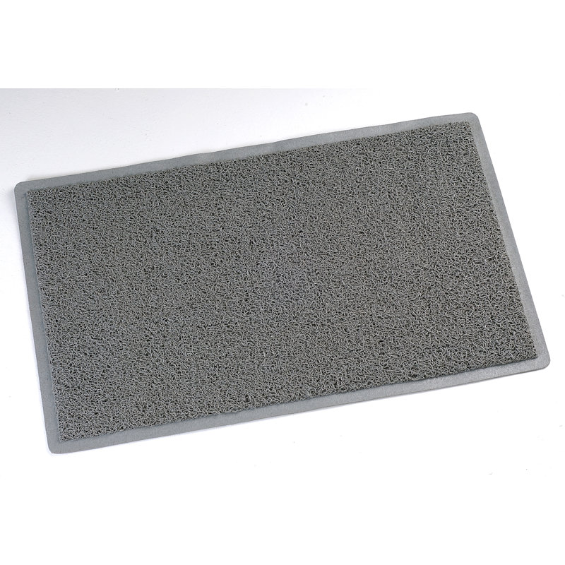 Tapis d'entrée Kaetzel, Gris, l 36 po x L 60 po