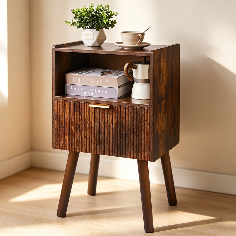 40 cm W Bedside Table