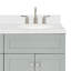Meuble-lavabo double autoportant 66 po avec plateau en quartz Abell-94003772