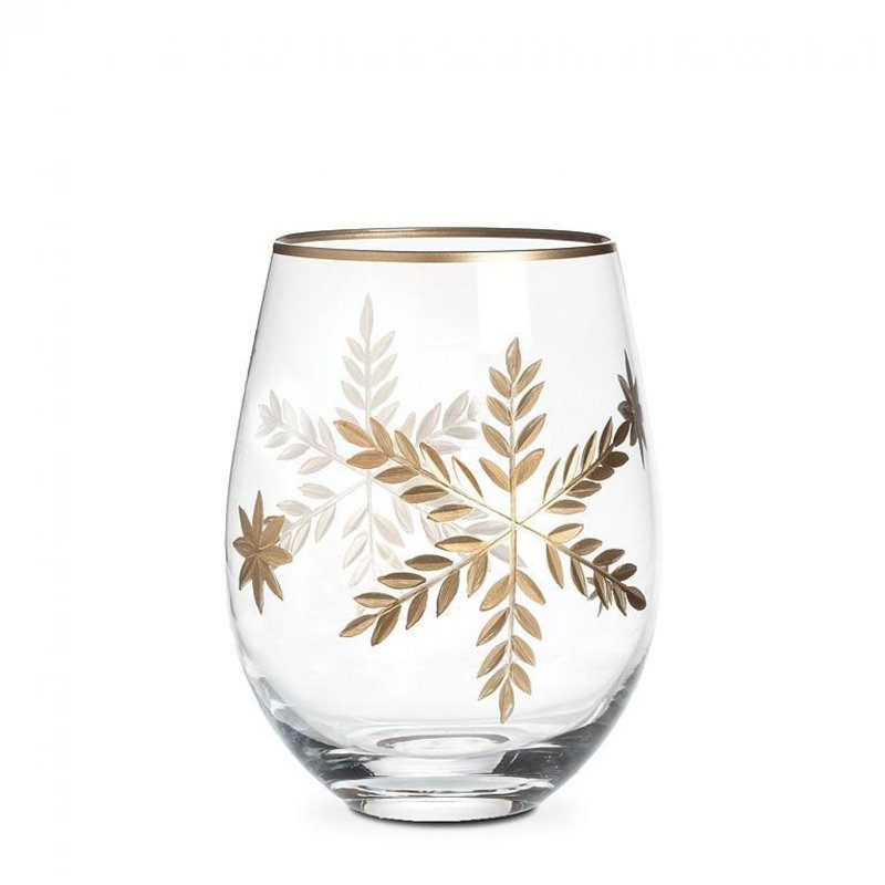 Verre à vin sans pied Snowflake