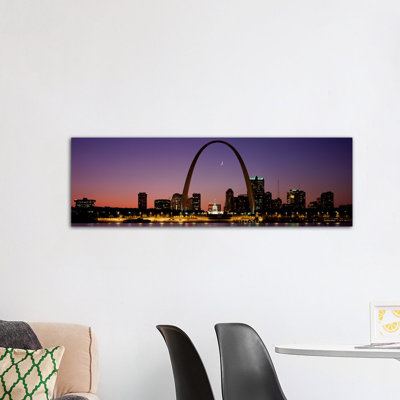 Reproduction d’art sur toile tendue « st louis mo usa »