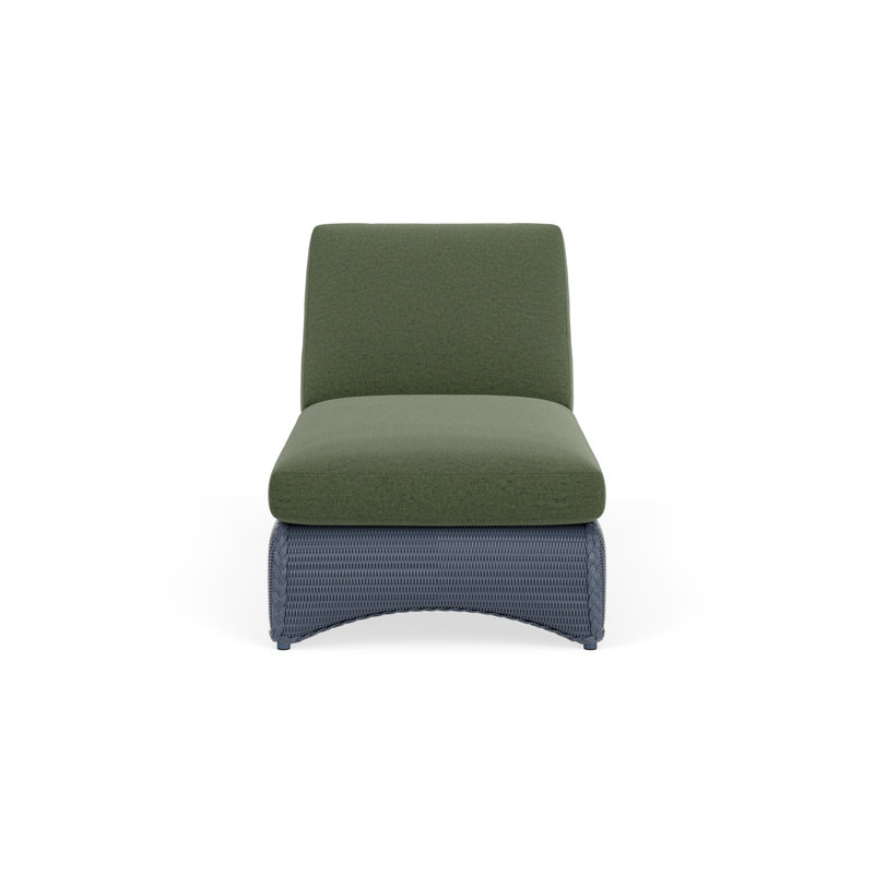 Loom Outdoor Chaise Lounge, Denim Blue, Deering Cadet