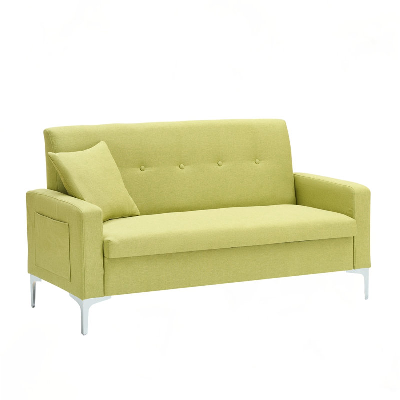 Multi-functional 2 SEAT storage  sofa, Green