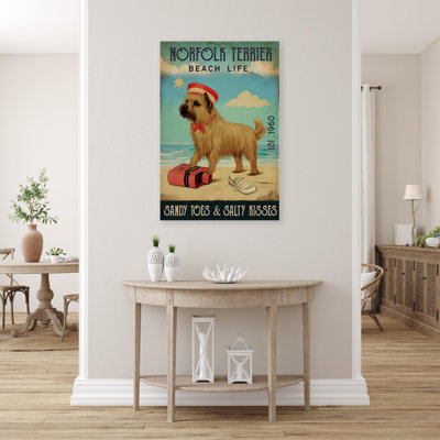 Krishama " Norfolk Terrier Beach Life "