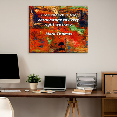 Astoria Grand Gallery Wrapped Canvas By Kyleigh Leddy: "Only after we relinquish what is lost are we