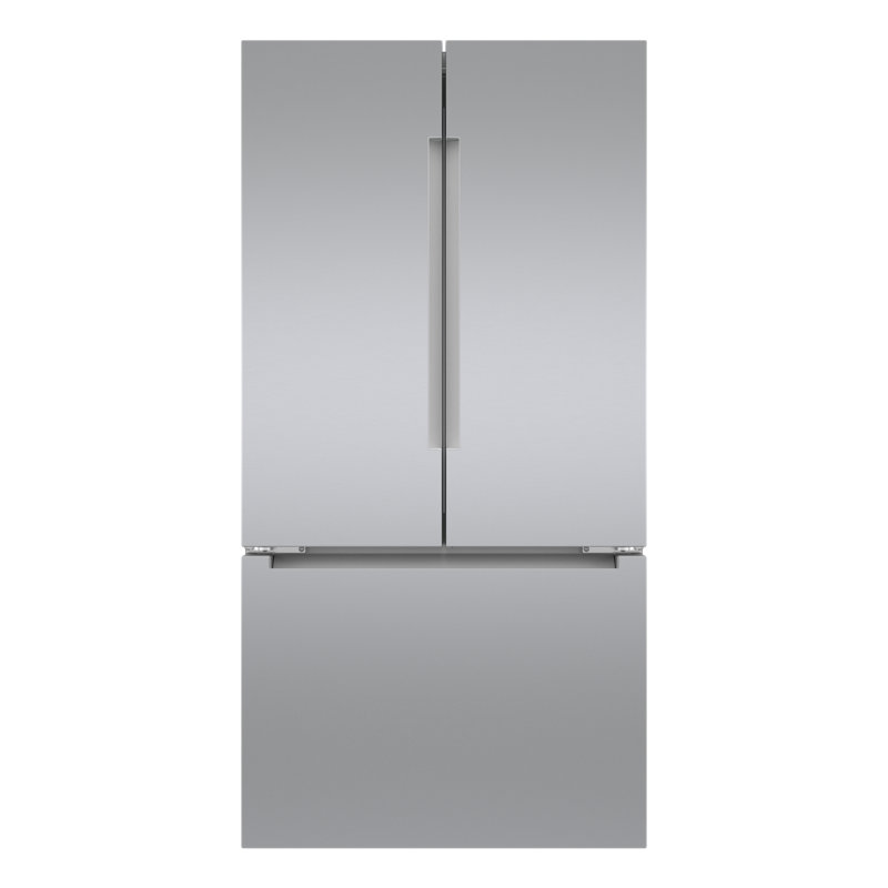 Bosch - 800 Series 36-Inch Smart 3-Door Counter-Depth Refrigerator With Recessed Handles, Anti-Fingerprint Exterior, Internal Water, Home Connect