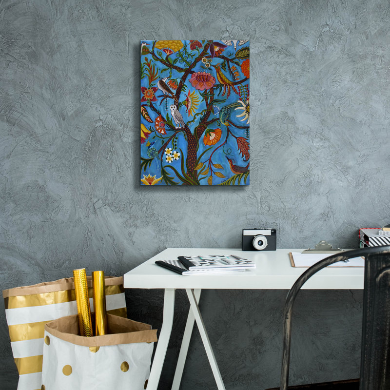 «Living Tree» par Catherine A Nolin, art mural sur toile, H 16 po x l 12 po x P 0,75 po
