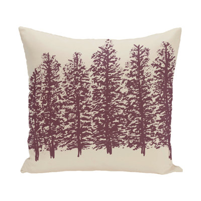  Through the Woods Flower Square Pillow Cover & Insert