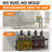  5-Piece Rustproof Stainless Steel Shower Caddy Set