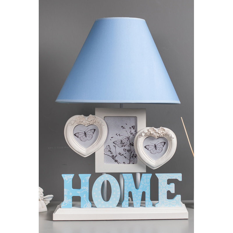 Lampe de table 20 po Gaitani, Bleu, Bleu