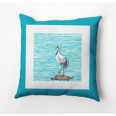 Sandbar Animal Print Outdoor Square Pillow Cover & Insert