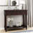 Daisy Series Console Table Traditional Design with Two Drawers and Bottom Shelf-1154262240