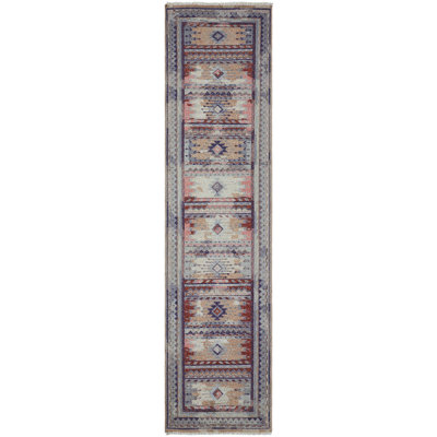 Zahara Handmade Wool Geometric Area Rug