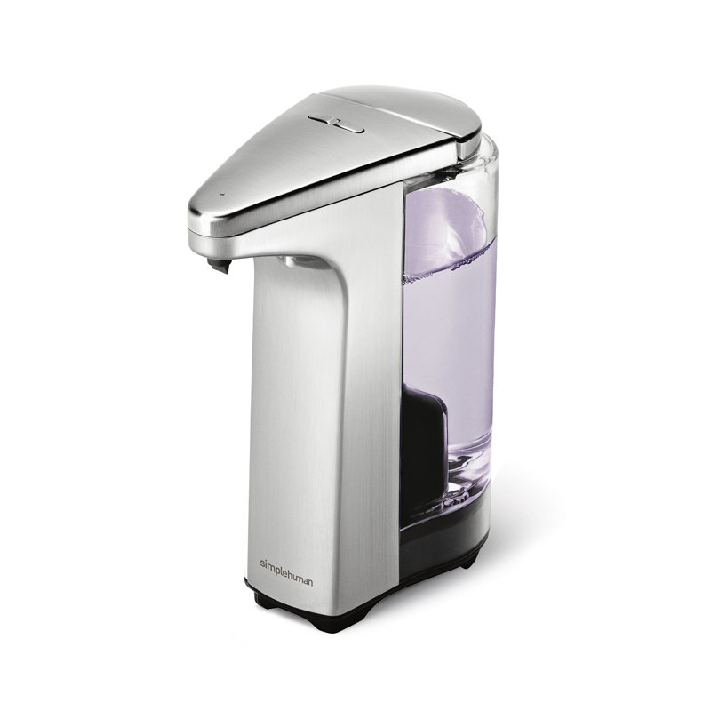 Simplehuman 237ml Sensor Soap Pump Dispenser, Brushed Nickel