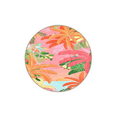 Tapis intérieur / extérieur rose Gina