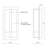 Gable LED Flush Mounted Sconce-64112766