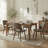Upholstered Dining Side Chairs with Wood Legs-507314306