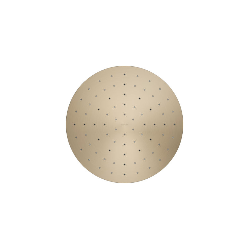 Contemporary Multi Function Rain Shower Head, Vibrant Brushed Bronze, Square, 1.75 GPM