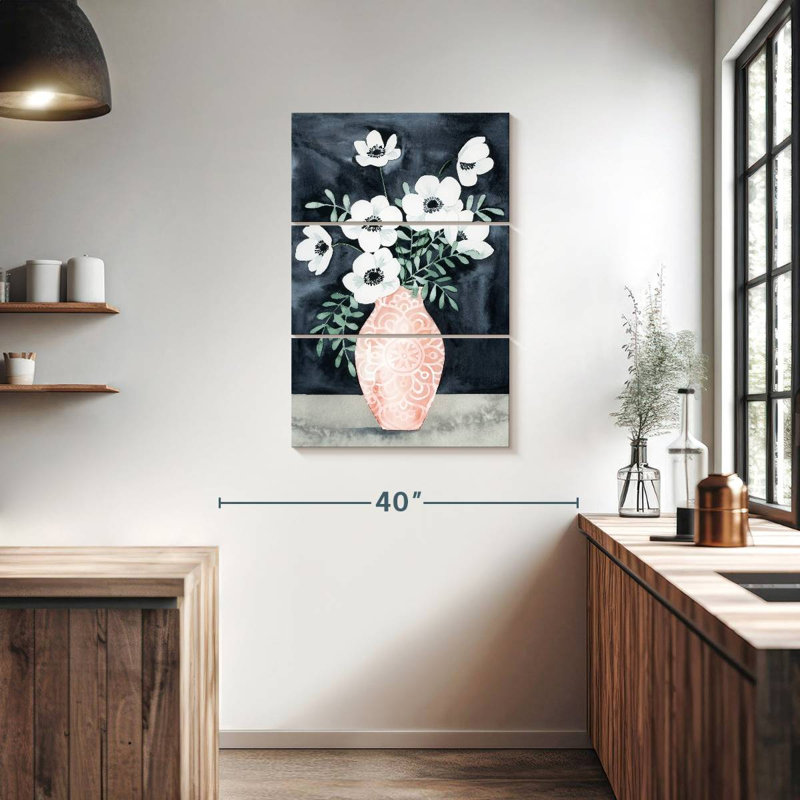 Harnek Nighttime Anemones I, H 38 po x l 24 po