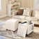  Upholstered Storage Ottoman – Multi-Functional Footrest & Hidden Storage