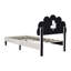 Forcier 90x190cm Single Velvet Upholstered Bed Frame with Adjustable Petal Headboard-502704560
