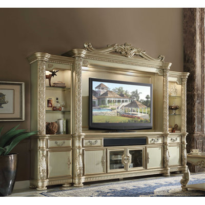 Carlene Unfinished Entertainment Center for TVs up to 80"