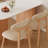 Scandinavian solid wood rock slab dining table-105731152