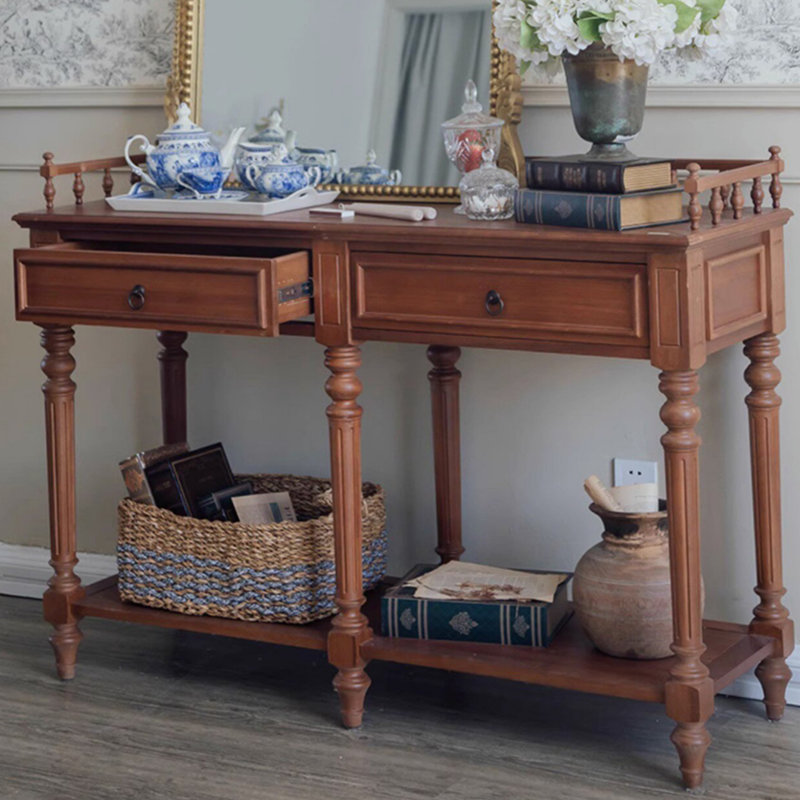 Country style retro console table