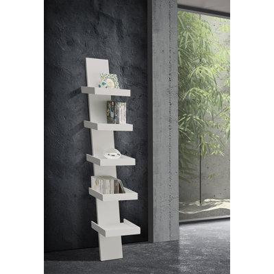 Cia 155cm H x 31cm W Ladder Bookcase