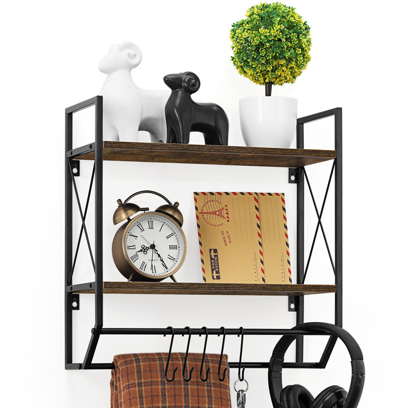 Wood 1 Wall Towel Rack