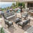 5-Piece Metal Patio Furniture Set-1819452054