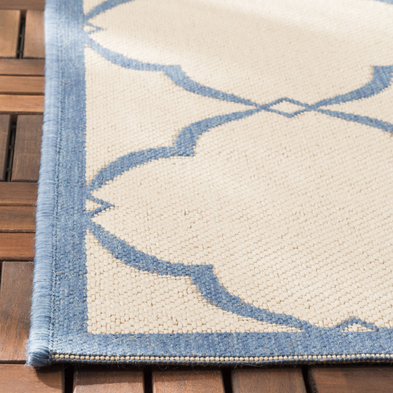 Adler Performance Geometric Indoor/Outdoor Area Rug, Rectangle 3' x 5'
