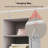 6-Shelf Hanging Closet Organizer, 2 Separable 3-Shelf H...