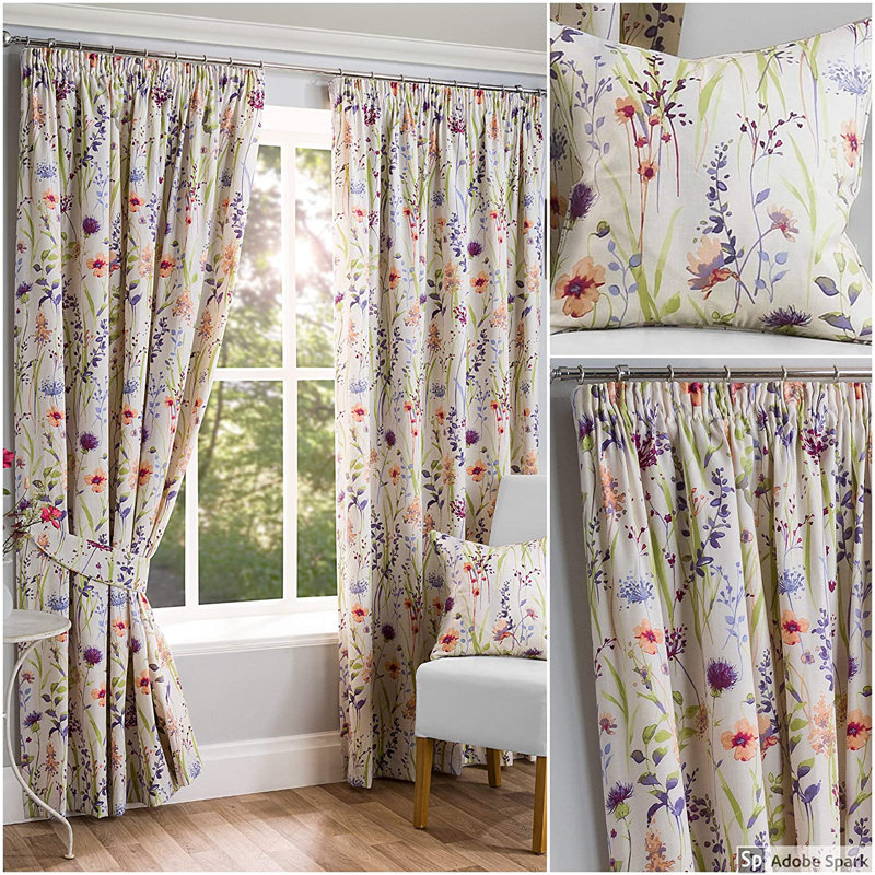 Royale Semi Sheer Curtain Pair, Width 229 x Drop 137 cm