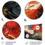 Rouge et or feu de marbre VI - art mural abstrait en métal MT137144-741167746