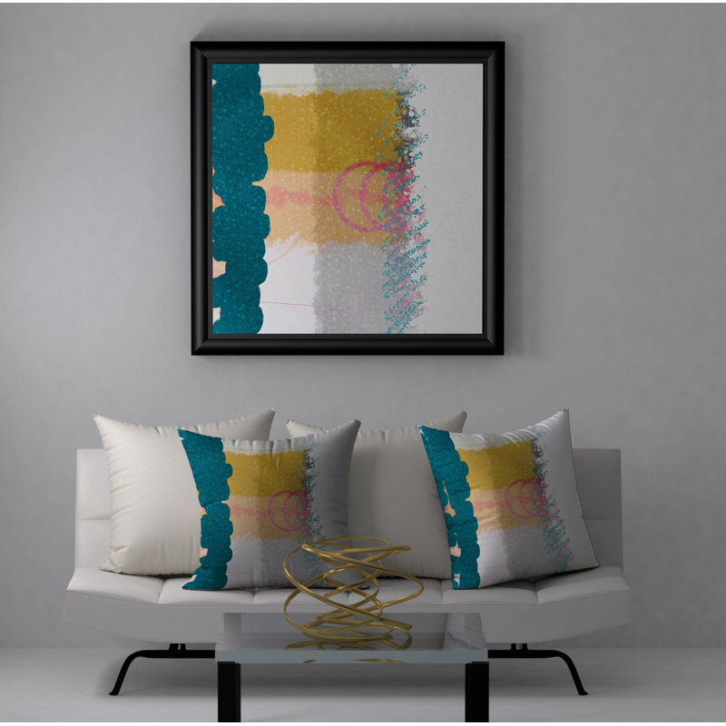 Reversible Throw Pillow, 18" x 18"