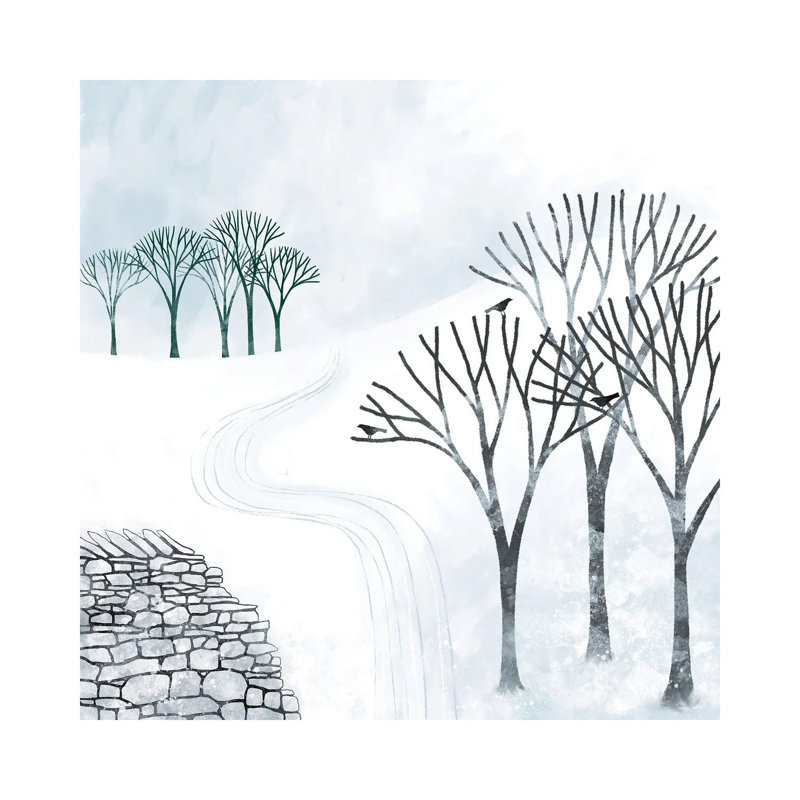 More Snow To Come By Nic Squirrell - Wrapped Canvas Art Prints by Nic Squirrell - Wrapped Canvas Gallery-Wrapped Canvas Giclée