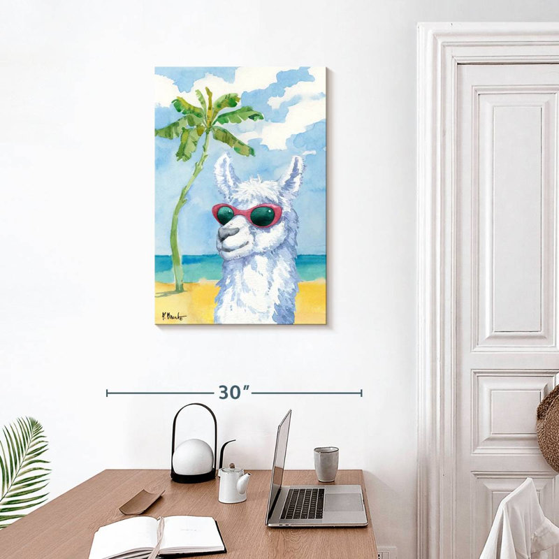 Ketti Hip Shades Llama I, 30" H x 20" W