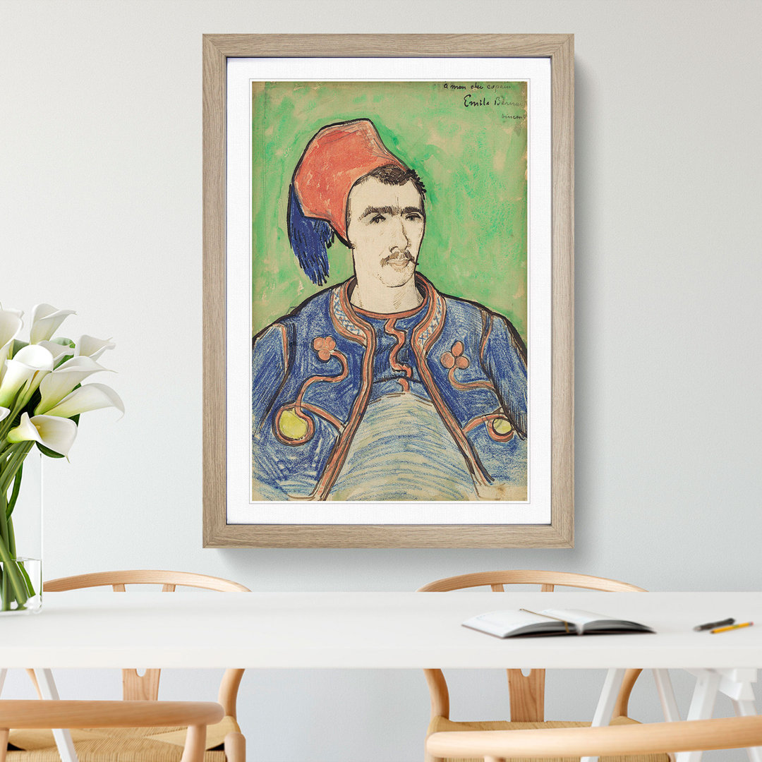 The Zouave by Vincent Van Gogh - Picture Frame Painting