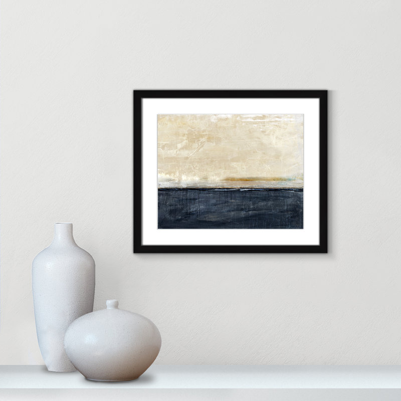 «Better Days» - Version paysage par Denise Brown, L 19 po x H 16 po, Imprimé mat, Noir satiné