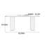 Simple rectangular dining table-1477518838