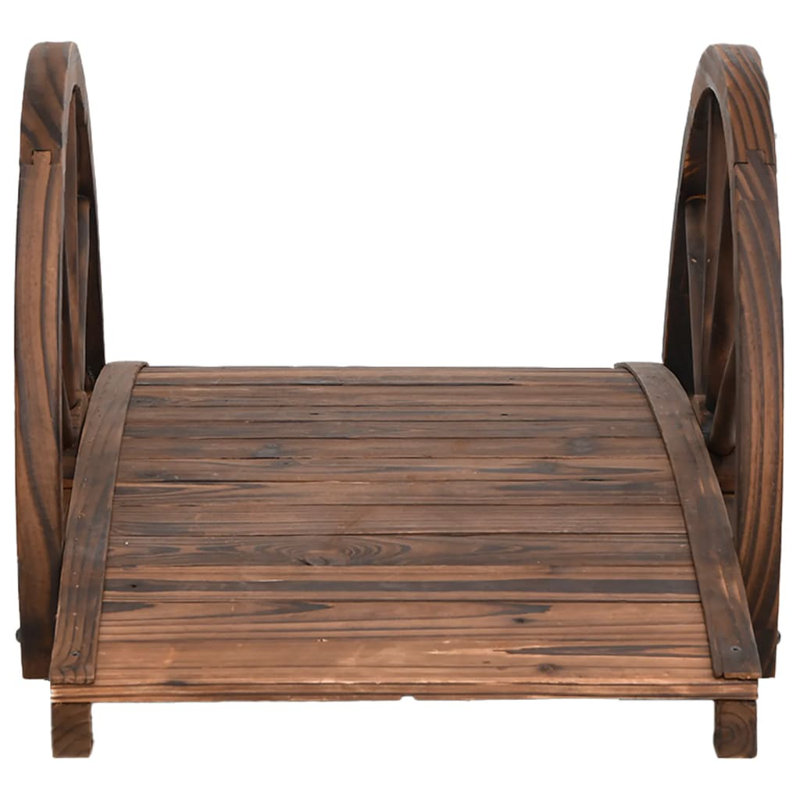 Union Solid Wood Garden Bridge